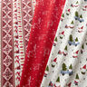 Tissu de décoration Canvas Vœux de Noël – rouge/blanc,  thumbnail number 5