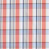 Coton mélangé à carreaux tartan et rayures brillantes – corail,  thumbnail number 1