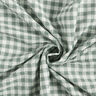 Tissu en coton à carreaux structurés – blanc/roseau,  thumbnail number 4