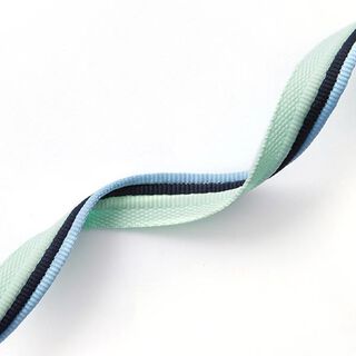 Trio passepoil [ 15 mm ] – bleu clair/menthe, 