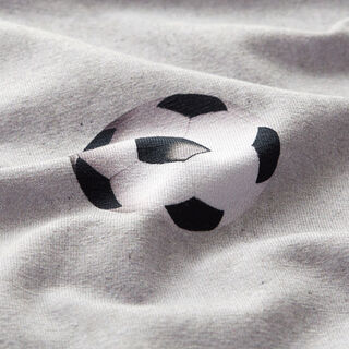 Jersey coton football Impression numérique – gris, 