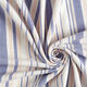 Tissu double gaze de coton rayures tissés teints | Poppy – blanc/bleu marine,  thumbnail number 3