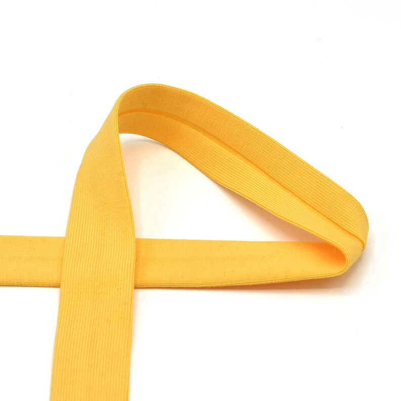 Biais Jersey coton [20 mm] – jaune soleil,  image number 1
