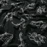 Jersey coton Contours de dinosaures | Glitzerpüppi – noir/blanc,  thumbnail number 1