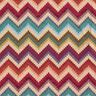 Tissu de décoration Gobelin Chevron – beige clair/carmin,  thumbnail number 1