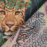Tissu de décoration Gobelin Léopards dans la jungle – bleu/vert,  thumbnail number 5