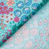 Coton enduit Mélange marin – bleu aqua,  thumbnail number 4