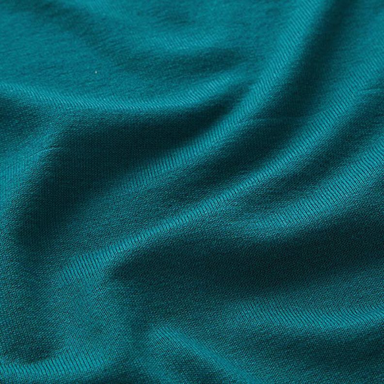 Jersey viscose léger – pétrole,  image number 3