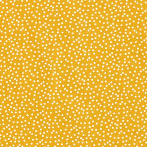 Tissu en coton Cretonne points irréguliers – jaune curry, 
