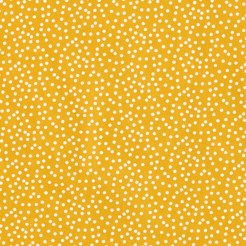Tissu en coton Cretonne points irréguliers – jaune curry,  image number 1