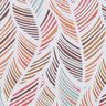 Tissu de décoration Semi-panama motif de feuilles – marron,  thumbnail number 6