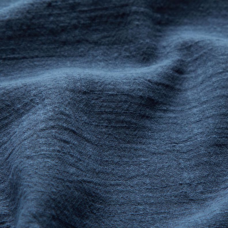 Tissu en coton aspect lin – bleu roi,  image number 2