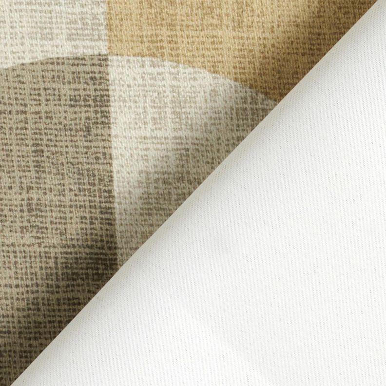 Tissu opaque Arcs abstraits – kaki/taupe clair, image number 4