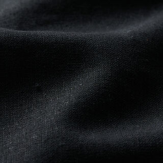 Mélange lin coton Uni – noir, 