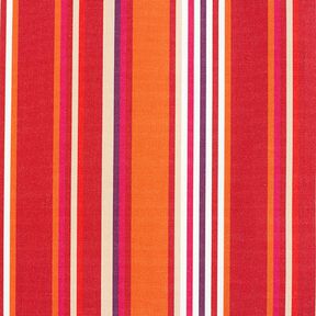 Toile pour store banne Rayures mixtes – corail/baies, 