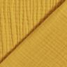 Tissu triple gaze de coton Uni – moutarde,  thumbnail number 4