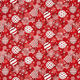Tissu de décoration Canvas Boules de sapin de Noël – rouge,  thumbnail number 1