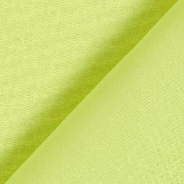 Tissu en polyester et coton mélangés, facile d’entretien – vert pomme,  image number 3
