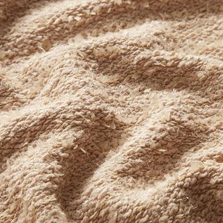 Coton Tricot fin effet scintillant – sable, 