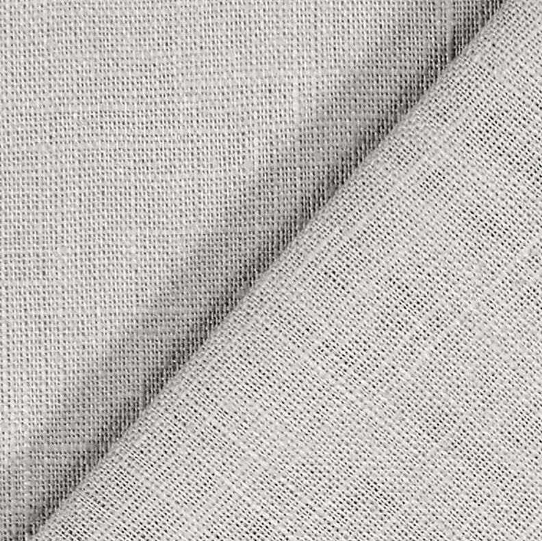 Tissu de lin en ramie mélangée medium – argent,  image number 4