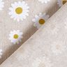 Tissu de décoration Semi-panama petites pâquerettes – nature/blanc,  thumbnail number 4