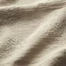 Tissu double gaze de coton Vrille florale ton sur ton – gris soie,  thumbnail number 2