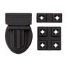 Fermoir pour sacs [ 38x26 mm ] – noir,  thumbnail number 3