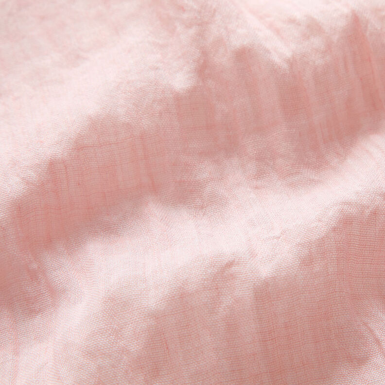 Voile mélangé froissé – rose clair,  image number 2