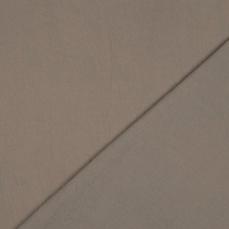 Tissu en coton Crinkle prélavé – taupe foncé, image number 3