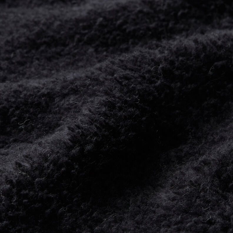 Sherpa Coton mélangé Uni – noir, image number 2