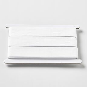 Bande en caoutchouc lisse [3 m | 25 mm] – blanc, 