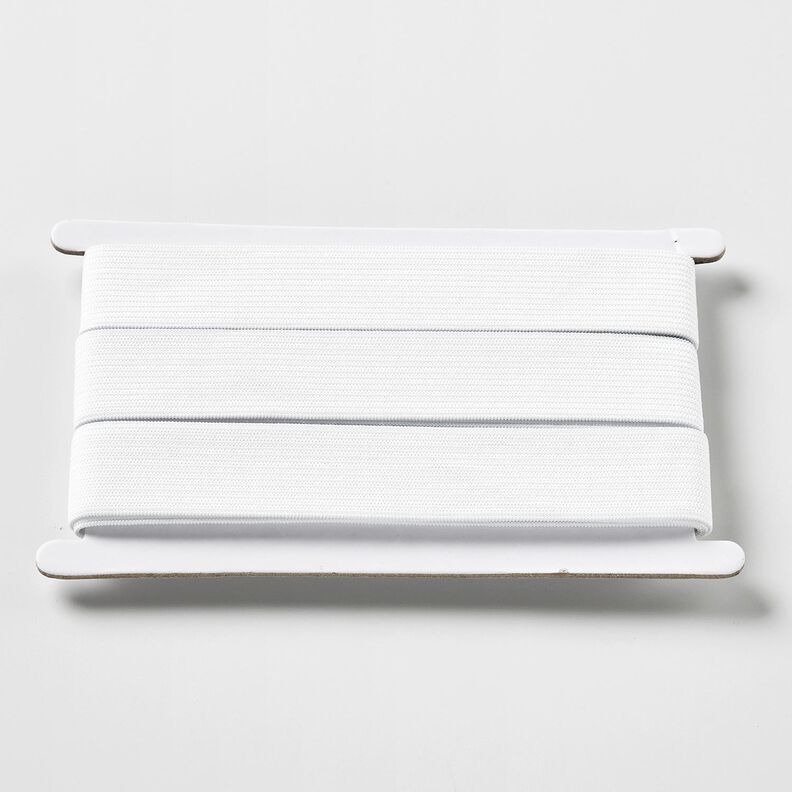 Bande en caoutchouc lisse [3 m | 25 mm] – blanc,  image number 1