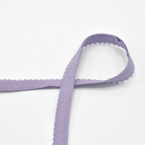 Biais élastique dentelle [20 mm] – mauve, 