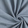 Tissu double gaze de coton Dentelle brodée Vrilles de fleurs – gris bleu,  thumbnail number 3