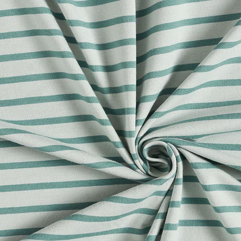 Jersey de coton Rayures fines et larges – menthe clair/menthe poivrée,  image number 3
