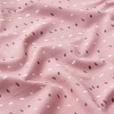 Jersey coton Confettis rayés | PETIT CITRON – vieux rose, 