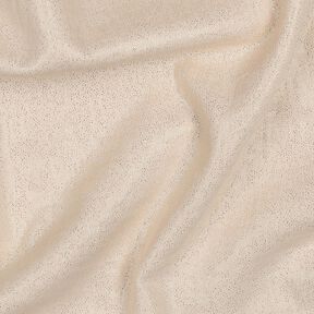 Tissu double gaze de coton fins points scintillants | Poppy Fabrics – sable, 