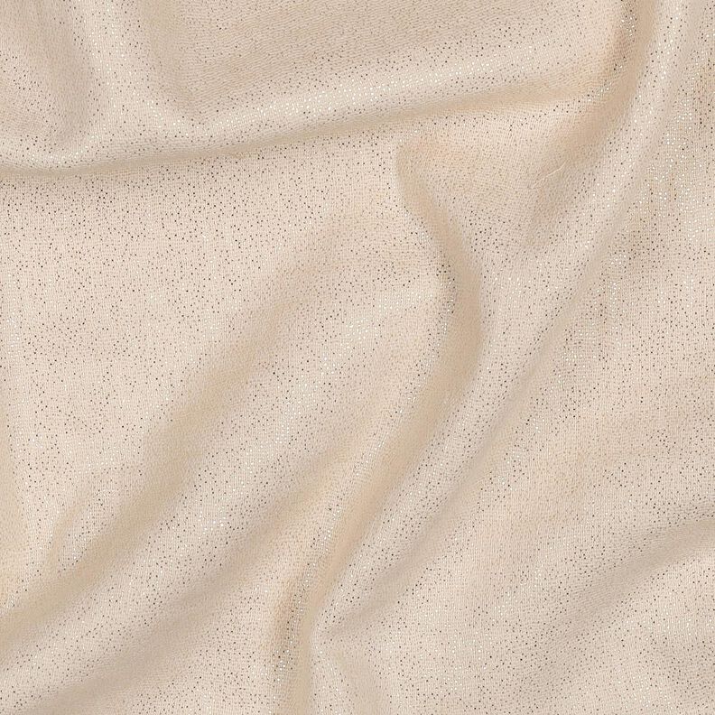 Tissu double gaze de coton fins points scintillants | Poppy Fabrics – sable,  image number 2
