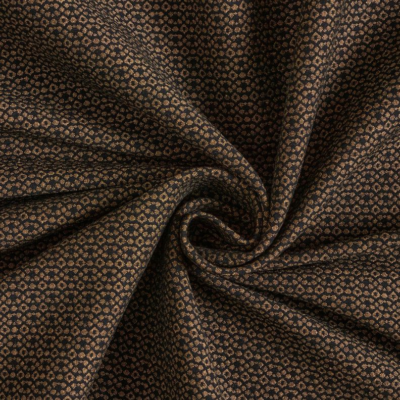 Stretch pour pantalon à losanges – noir/marron clair,  image number 1