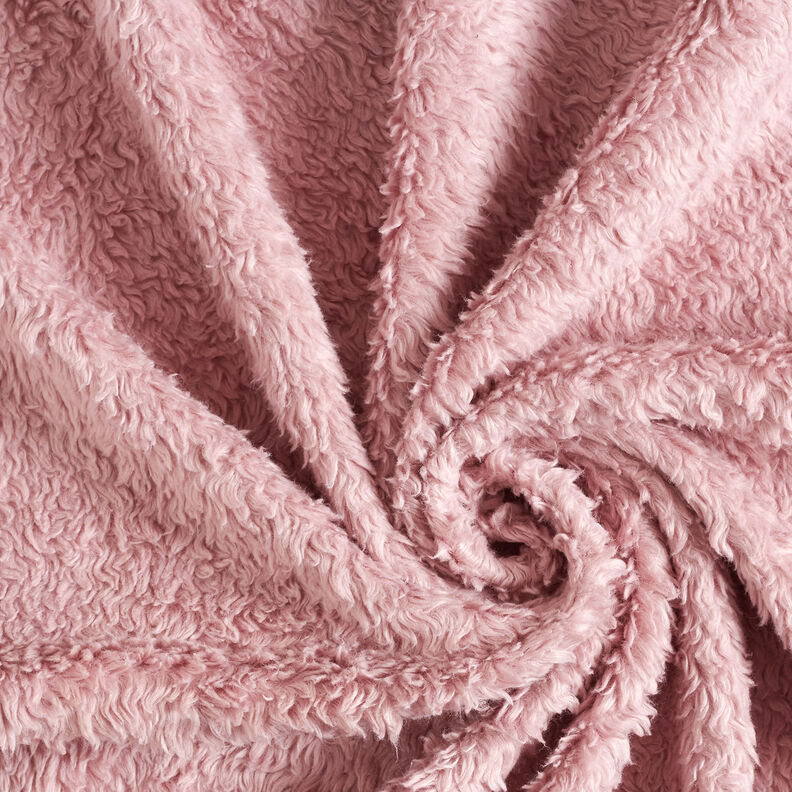 Sherpa Coton mélangé Uni – vieux rose, image number 3
