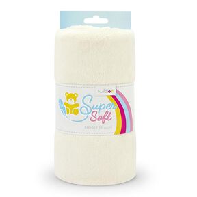 Peluche SNUGLY [1 m x 0,75 m | Poil : 5 mm]  - blanc cassé | Kullaloo, 