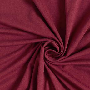 Bambou Jersey viscose Uni – rouge bordeaux, 