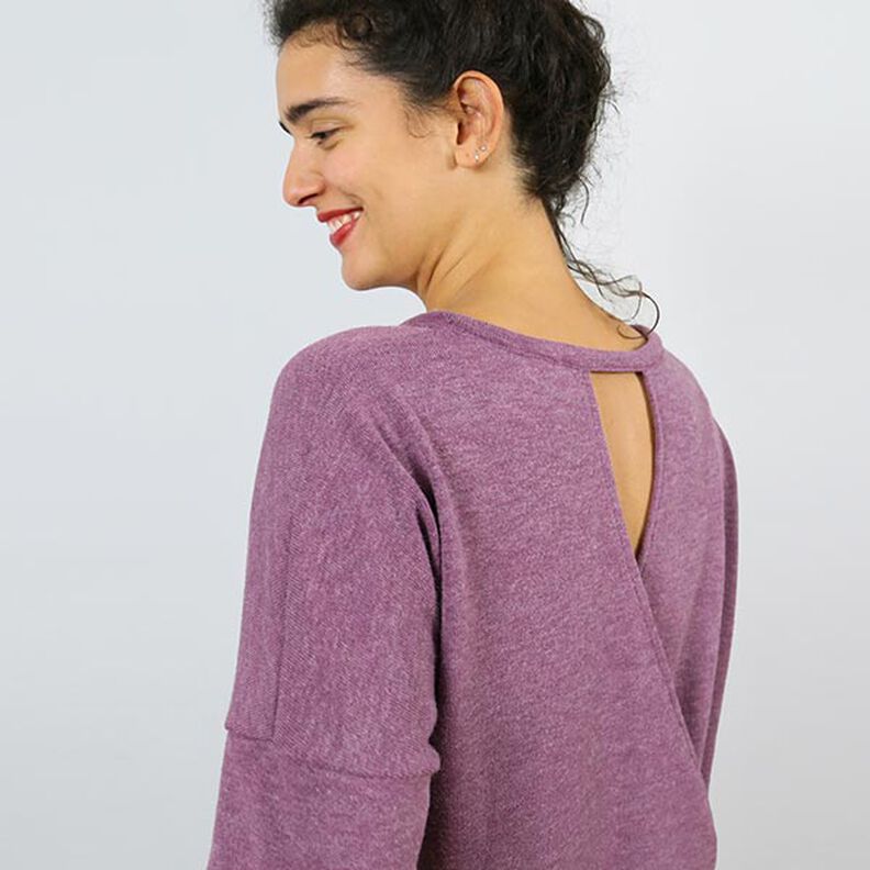FRAU VEGA - Pull décontracté dans le dos style portefeuille, Studio Schnittreif | XS - XXL, image number 4