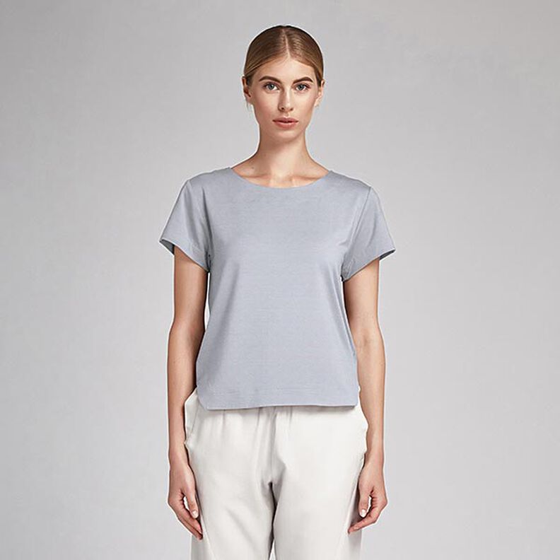 Batiste de coton Uni – gris clair,  image number 5