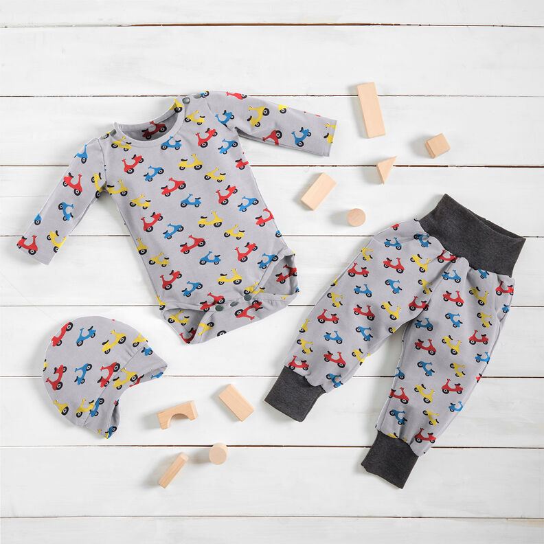 Jersey coton Scooter  – argent,  image number 5