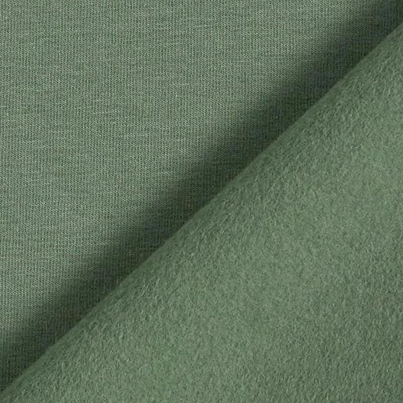 Molleton coton léger uni – pin,  image number 5