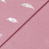 Jersey coton Plumes – vieux rose,  thumbnail number 4