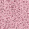 Tissu double gaze de coton Petites vrilles de fleurs – rose,  thumbnail number 1