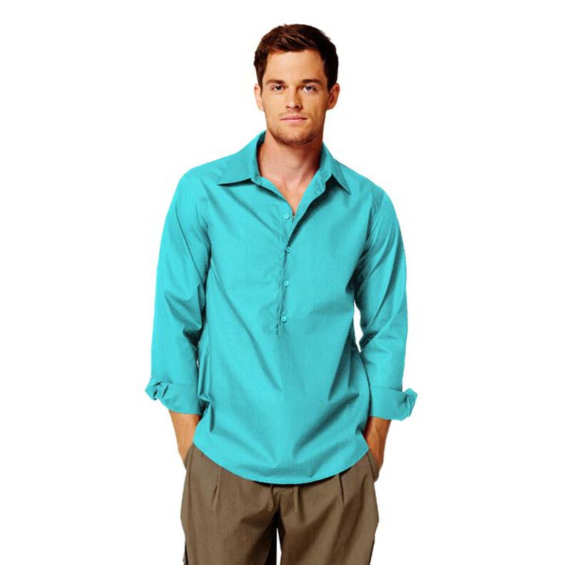 Popeline coton Uni – turquoise clair,  image number 7