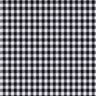 Tissu en coton Vichy à carreaux 0,5 cm – noir/blanc,  thumbnail number 1